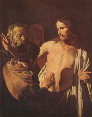 Gerrit van Honthorst The Incredulithy of St Thomas (mk08) France oil painting art